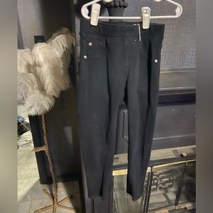 dkny pants black